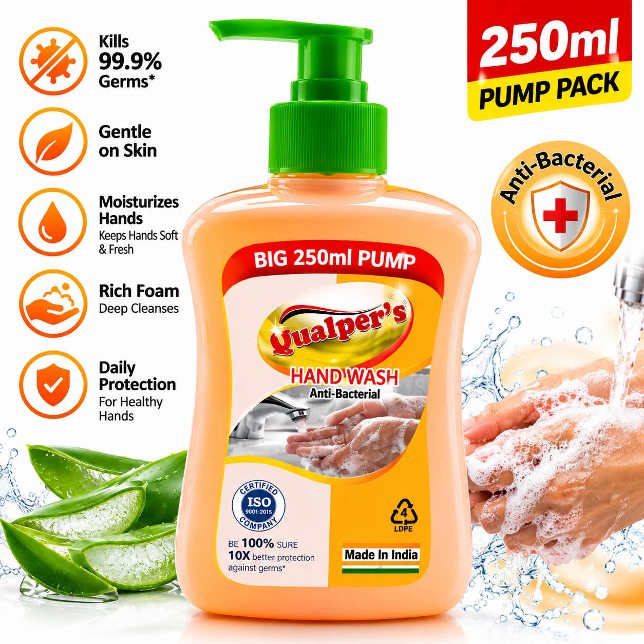 Qualper's Hand Wash 250mL