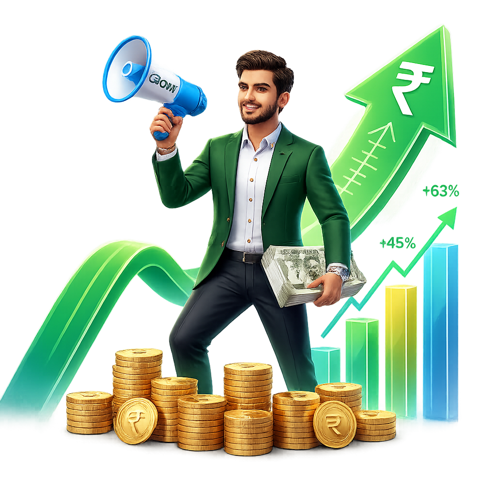 ANPV India Premium 3D Earning Illustration